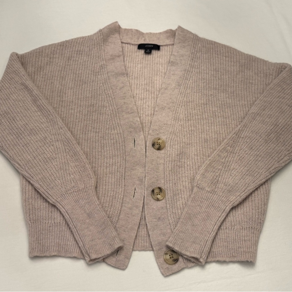 J. Crew Neutral Cardigan Sweater - Picture 1 of 6